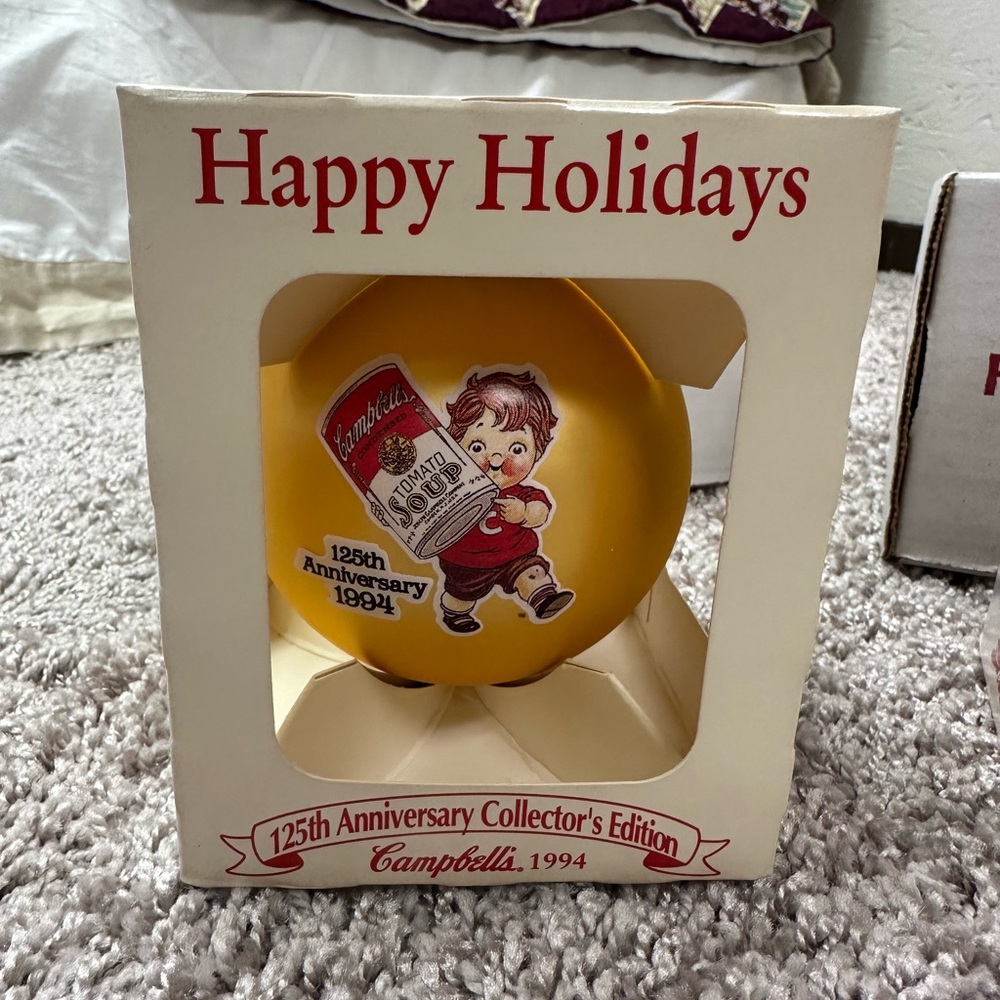 125th Anniversary Holiday Ornament - Yellow